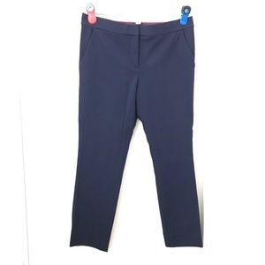 Diane Von Furstenberg Navy Blue Work Pants 28"